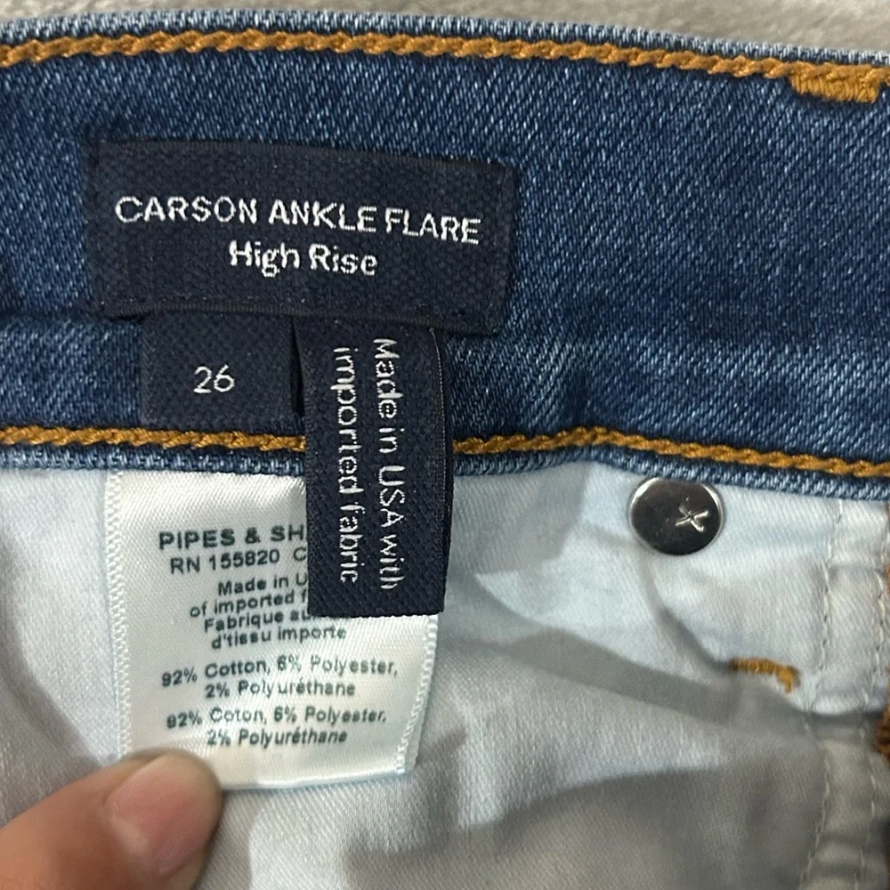 Veronica beard Carson ankle flare high rise jeans - Picture 13 of 14